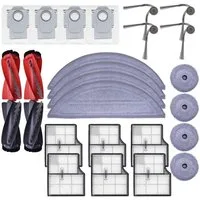 VERCO Reinigungsbürsten-Set Reinigungskit für Roborock, Saros 10, (26-tlg), Ersatz Teile Set Wartungskit Filter Seitenbürste Zubehör Bürste