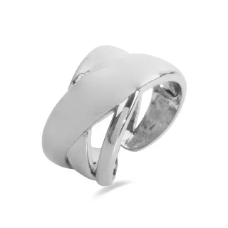 Luxenter Ring mit Silberbeschichtung – Umlasu