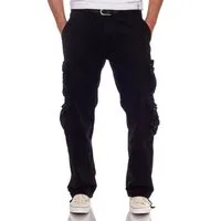 Jet Lag Cargohose Bikerhose mit vielen Taschen Straight Fit