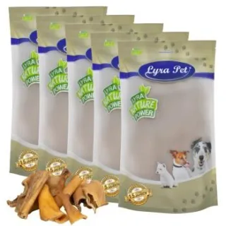 Lyra Pet Rinderkopfhaut Stücke 4 - 8 cm 5 kg
