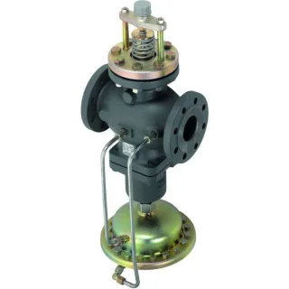 Danfoss Vol,-stromregl, m,Stellv, 003G1089 DN80, Kvs 80, PN25, GGG-40,3, Flansch