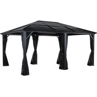 Sojag Pavillon Gazebo Meridien, (Set), BxT: 365x485 cm, mit Moskitonetzen