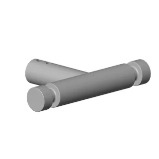 Dornbracht Haken doppelt Ersatzteile 05186051901 78 x 13 x 47 mm Chrom 05186051901-00