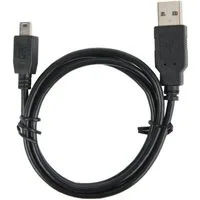 AIV 1m Mini-USB Kabel Daten-Kabel Ladekabel USB-Kabel, USB Typ A, USB Typ Mini-B, USB 2.0 Anschluss-Kabel mit Mini-B-Stecker, für PC, Tablet, Handy etc.