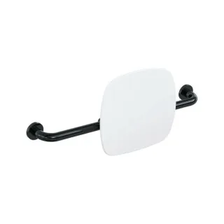 Hewi 801 Rückenstütze 801.51.916190 Wandabstand 150mm, Lehne signalweiß, tiefschwarz