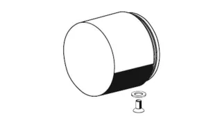 Schell Kappe VITUS für Armatur mit Batteriefach, chrom, 699680699 699680699