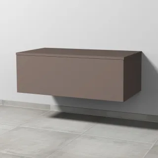 Sanipa Anbau-/Solitärschrank mit Auszug 2morrow (P3236) 340x1000x520 Taupe-Matt, P32361T P32361T