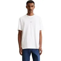 Marc O'Polo DENIM T-Shirt mit Labeling vorne mittig