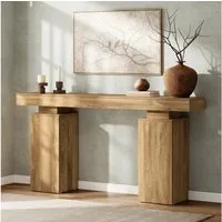 Tribesigns Konsolentisch 160cm Langer Holz Foyertisch, Flurtisch Eingangstisch hinter der Couch