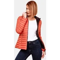 Marikoo Steppjacke Marikoo Asraa Damen Steppjacke B857 Übergangsjacke mit kontrastfarbendem Reißverschluss