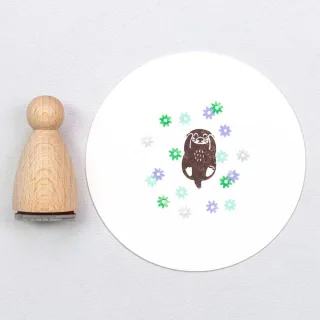 Perlenfischer Stempel Tiere: OTTERBABY