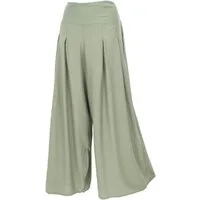 Guru-Shop Relaxhose Boho Hosenrock, weite Sommerhose - helles.. Ethno Style, alternative Bekleidung