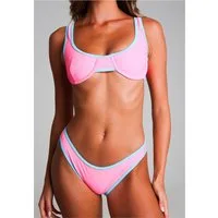 Moda Minx Bikini-Hose Contrast Binding (1-St., Panty) mit angesagtem Kontrast-Design