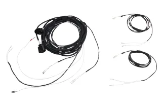 Original Kufatec Kabelsatz Kabelbaum Adapter Kabel Spurwechselassistent inkl. Ausparkassistent für VW T-Roc A11 / T-Cross C11