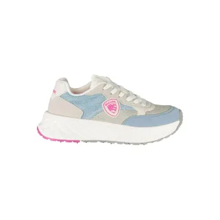 Blauer Azzurro Polyurethan Damen Sneaker