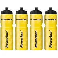 PowerBar Trinkflasche Sporttrinkflasche 4 x 750ml gelb auslaufsicher BPA frei