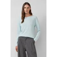 s.Oliver Langarmshirt T-Shirt Langarmshirt mit Flammgarnstruktur