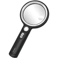 LogiLink Leuchtlupe LOGILINK LED-Leselupe WZ0075, 30 LEDs, Ø 90 mm, schwarz