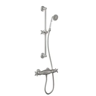 Tres Bausatz Thermostat Aufputz Duschsystem Duschstange: Länge 600 mm. , 24216402AC 24216402AC