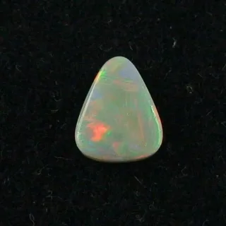 1,86 ct White Opal Lightning Ridge Multicolor Edelstein