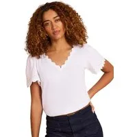 Love & Roses V-Shirt Love & Roses T-Shirt mit V-Ausschnitt, Regular (1-tlg)