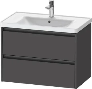 Duravit Ketho.2 Waschtischunterbau wandhängend Graphit Matt 784x455x549 mm - K25283049490000 K25283049490000