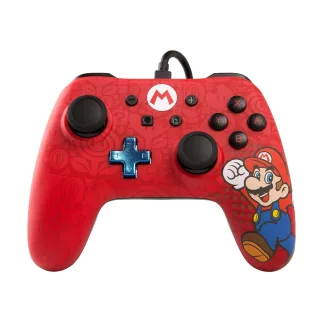 PowerA Controller Mario Design [für Nintendo Switch] rot