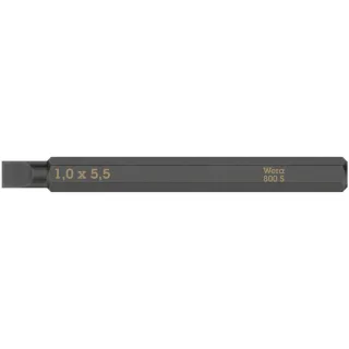 Wera 800 S Schlitz Bits für Schlagschraubendreher - 05018141001