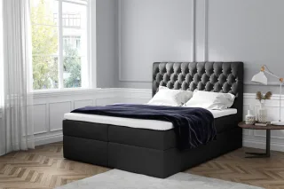 Boxspringbett Schlafzimmerbett KOBE 200x200cm inkl.Bettkasten