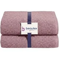Beautex Handtuch Set, Premium Frottier Sets, 100% Baumwolle 550g/m², Multischlaufen-Optik, Frottier, saugstark, weich, flusenfrei, schnelltrocknend, schadstoffgeprüft