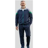 Herbold Sportswear Trainingsanzug Herren Freizeitanzug Sportanzug (2-tlg), gerade Beinabschlüsse und Biese auch in Kurzgrößen
