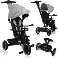 lionelo Dreirad-Kinderwagen BERRY, undurchdringliche Räder/ideal zum Erlernen des Fahrens/ab 9 Monaten