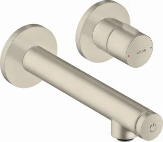 Hansgrohe Waschtischmischer Unterputz Axor Uno Select FS Brushed Nickel kurzer Auslauf, 45112820 , 4 45112820