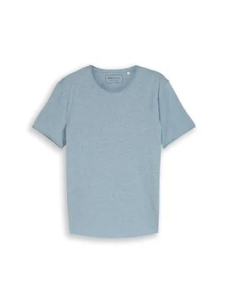 Denim Tom Tailor - T-Shirt mit feinen Streifen classic dust blue fine stripe - Gr. - S