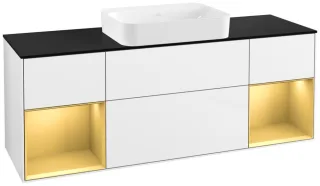Villeroy & Boch Waschtischunterschrank Finion G74 1600x603x501mm Wandbel WT mit., G742HFGF G742HFGF