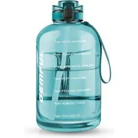 LuxusKollektion Trinkflasche Wasserflasche 3 Liter Strohhalm BPAfrei Auslaufsicher Sport Zyan