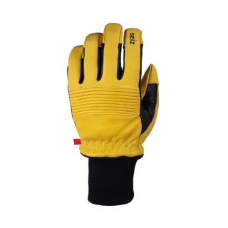 Feuerwehrhandschuh | SEIZ | SUPER-SOFT YUKON | Größe 5-14 | EN 659:2003 | beige | Leder | Brandbekämpfung | Strickstulpe | wasserdicht | atmungsaktiv