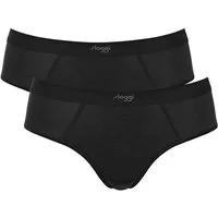sloggi Hipster EVER Ease (2er Pack) temperaturausgleichend, Logo-Bund
