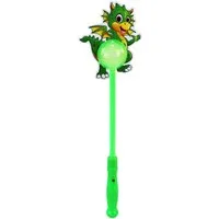 B&G INTERNATIONAL Zauberstab Leuchtstab Dino mit Kugel - ca. 38 cm, (1-tlg)