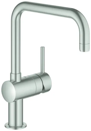 GROHE Einhand-SPT-Batterie Minta 32488 DN15 U-Auslauf supersteel 32488DC0