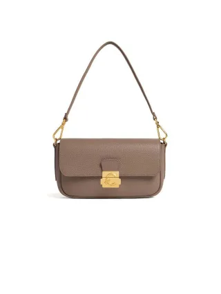 Coccinelle Schultertasche Warm Taupe