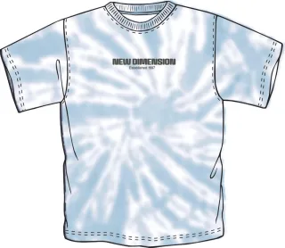 ATTENTION - Kn.-T-Shirt, Batik urban blue batik - Gr. - 176