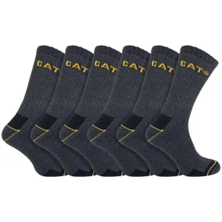 6er-Pack Unisex Schwerlast-Arbeitsstrümpfe für Stahlschutzschuhe