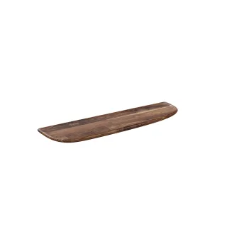 VitrA Plural Ablage Breite 55 cm asymmetrisch links Eiche Dunkel Echtholz,64061 64061