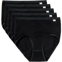 Speidel Taillenslip Basic 9826 Stretch Cotton (Vorteils-Pack, 5-St., 5er-Pack, 10er-Pack) Damen Schlüpfer mit Gummibund Taillenslips