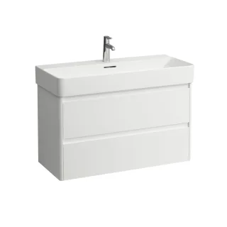 LAUFEN Waschtischunterschrank BASE 2.0 400x920x515 2 Schubl m. Griffmulde f.WT H810287 spezialcolor, H4114121089901