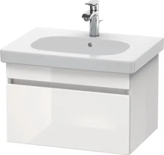 Duravit DuraStyle Waschtischunterbau wandhängend Weiß Hochglanz 600x453x398 mm - DS638302222 DS638302222