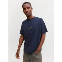 Jack & Jones Rundhalsshirt JORNORREBRO EMB TEE SS CREW NECK NOOS Baumwolle, locker geschnitten