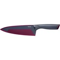 Tefal Kochmesser Fresh Kitchen, 20 cm, Klingen aus rostfreiem Stahl, Titan-Versiegelung, Klingenschutz
