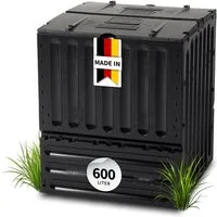 GARANTIA Komposter ECO-KING Komposter 600 Liter schwarz, 600 l